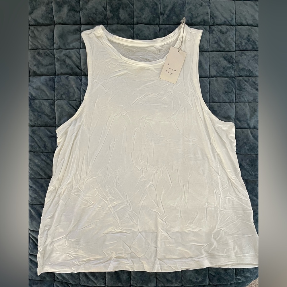 White tank top. Brand new.
